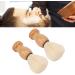 Premium Mini Shaving Brush with Synthetic Wooden Handle - Soft Men's Travel Razor Brush for Home & Salon Use - Buy Online on GoSupps.com