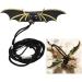 Balacoo Adjustable Reptile Leash Harness Reptile Lizard Harness with Devil Wings Hauling Cable Rope Bearded Dragon Accessories - Buy Online on GoSupps.com