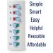 Take-n-Slide Medication Tracker: Pack of 5 Reusable Pill Trackers - Attach to Bottle for Easy Reminders - Buy Online on GoSupps.com