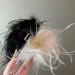 Asudaro Hair Clip With Feathers And Ruffles Elegant Hair Clips For Women Large Non Slip Hair Clips For Thick Hair Feather Hair Clips White Black - Buy Online on GoSupps.com
