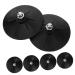 Inoomp 24 STK Sandsack sucker sports equipment sports devices the safety boxes accessories for boxing bags box-sand sack made of rubber oversized other box accessories toy suction component 8.00x8.00.10cm black