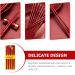 5 Pairs Flatware Japanese Sticks Style Utensils Valentines Stick Korean Frying Reusable Tableware Home Day Wooden Kitchen Chinese Eating Favors for Cooking Creative Chopsticks Kitchenware Rojo - Buy Online on GoSupps.com