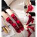 Chinese New Year Red Women's Sports Socks - 4 Pairs for Spring Festival Good Luck - Buy Online on GoSupps.com