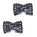 Butterfly Stretch hair clip toctax 2PCs Magic Beads hair accessories hair clip pearls hair clips women diy hair styling tool black