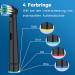 HSYTEK 16 Pack Replacement Brush Heads for Oral-B Toothbrushes - Compatible with Pro 3 3500 Genius X & Vitality 100 - Black - Buy Online on GoSupps.com