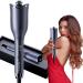 Hair Curler Curling Wand Curling Tongs 4-Speed Adjustable Temperature Fast Heating Hair Curlers for Long Hair (Navy Blue)