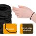 Buy Xcozu Black Hair Ties for Girls - 30 Elastic No-Metal Bands for Thin & Thick Hair - Durable Ponytail Holders - Buy Online on GoSupps.com