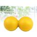 Buy Sewoart Full Body Massage Device - Rolling Ball & Vibration Roller for Ultimate Foot Relief | Foam Muscle Massage Balls | Double Ball Yellow Yoga Roller - Buy Online on GoSupps.com