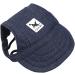Urfeda Dog Baseball Cap - Adjustable Sun Protection Hat for Pets - Summer Travel Cap with Ear Holes - Navy Blue XL - Buy Online on GoSupps.com