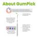 Premium Gum Stimulator with Rubber Tip Refills - Aluminum Teeth Massager for Plaque Removal & Gingivitis Prevention - Soft & Normal Tips Included - Green - Buy Online on GoSupps.com