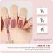 Aieenjor Pink Nude Red Nail Polish Water Based Removable Non-Toxic and Quick Dry Suitable for Formal Occasions Such as Weddings Jelly Nude Red Nail Polish 7ml - Buy Online on GoSupps.com