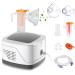 BACNUNN Nebulizer Machine for Adults: Desktop Compressor with 2 Set Mouthpiece & Mask Accessories for Home Use - Portable Personal Jet Treatment Machine for Kids