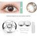 Buy Portable Contact Lens Case with Mirror - 3 Colors | Pentagram Shape Lens Container (White) | International Shipping - Buy Online on GoSupps.com