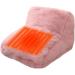 Jacekee Heated Foot Warmers - Comfortable Thick Slippers for Home & Work | Perfect Winter Gift for Dads - Pink - Buy Online on GoSupps.com