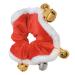 minkissy 1pc Christmas Hair Tie Santa Claus Ponytail Holder Xmas Hair Ropes Christmas Scrunchies Bobbles Scrunchies for Girls Decorative Rubber Band Miss Decorate Coral Fleece Cute
