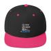 Snapback Hat Humorous Orthodontics Orthodontist Dental Expert Novelty Endodontist Endodontics Surgeon Medicine Black/Neon Pink