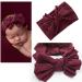 DRESHOW Baby Girl Nylon Headbands with Bows - 5pcs Set | Infant Toddler Hair Accessories - Buy Online on GoSupps.com