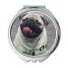 YENDOSTEEN Mirror Compact Mirror Funny Expression Pug Cute Dog pocket mirror portable mirror