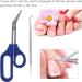 Long Handled Toenail Scissors and Clippers Nail Scissors with Ingrown Toenail File Toenail File Kit Ergonomic Cuticle Scissor Toenail File Stainless Steel Elderly Nail Clipper for Thick Nails - Buy Online on GoSupps.com