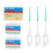 Silicone Dental Pick Interdental Brush Teeth Stick Soft Toothpick Oral Hygiene Care Tools 2 Travel Cases 1 Refill 240 Count