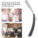 Men's Stainless Steel Straight Razor - Premium Barber Shaver Replacement in Black | Close Shaves & International Shipping - Buy Online on GoSupps.com