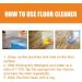 Powerful Decontamination Floor Cleaner Natural Decontamination Floor Cleaner with Fresh Lemon Smell Polishing Brightening Tile Cleaner for Cleans Hardwood Tile and Floors (2PCS) - Buy Online on GoSupps.com