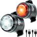 Cycle Torch USB Rechargeable Bike Lights Front and Back, Bolt Combo Bicycle Light Headlight & Taillight Set, Easy to Install, Lightweight & Durable