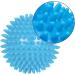 Sport-Tec Hedgehog Ball - Soft Reflexology Massage Ball (10 cm) - Self-Massage Tool in Neon Blue | Perfect for Relaxation & Pain Relief - Buy Online on GoSupps.com