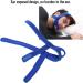 Unisex Chin Support Strap | Anti Snoring Headband Jaw Belt (Blue) - Buy Online on GoSupps.com