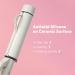 Novus 1.5 Inch Ceramic Tourmaline Curling Iron for Long Hair with 2 Clips and Heat-Resistant Glove - Natural Curls, 40M Negative Ions - Buy Online on GoSupps.com
