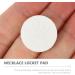 GLEAVI 100pcs Essential Oil Diffuser Refill Pads | Aromatherapy Cotton Pads for Diffuser Necklace & Vent Clips | White - Buy Online on GoSupps.com