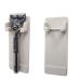 Self Adhesive Wall Mount Holder Silicone Waterproof Razor Organizer Razor Bathroom Storage Rack Compatible with Most of Men's Razors Gillette Billie Schick Men's Razor -2 Pack Gray