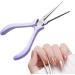 Nail Sticker Tweezers - Nail Shaping Pincher Nipper | Tip Tweezers Nippers for Detailed Shaper Tool Art Tools Lavender - Buy Online on GoSupps.com