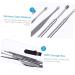Ear Cleaner Set: Metal Ear Pick, Tweezers, Spatula, Handheld Scope - Ear Wax Remover Kit - Buy Online on GoSupps.com
