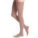 duomed Advantage 30-40 mmHg Thigh High Beaded Band Closed Toe Medium Petite Beige