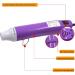 300W Heat Gun with Stand for DIY Projects | Electric Heating Nozzle for Embossing, Drying Paint & Epoxy Resin | Multi-Purpose Hot Air Gun by mofa (Purple White) - Buy Online on GoSupps.com