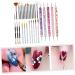 1 Set Nail Art Brush Set Nail Painting Nail Brush Pen Nail Liner Pen Nail Gel Polish Detailing Brush Kit Wear-resistant Nail Pens Extend 3d Wood - Buy Online on GoSupps.com