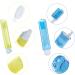 Fengek 10-Piece Mini Folding Travel Toothbrush Kit with Case - Portable for Adults, Camping, Hiking, Business Trips - 2 Styles, 9 Colors - Buy Online on GoSupps.com