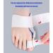 ALINZO Bunion Corrector - Orthopedic Big Toe Separator for Pain Relief - Non-Surgical Hallux Valgus Correction - Day & Night Support (Blue) - Buy Online on GoSupps.com