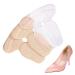 Heel pillow heel holder high heel insole shoes heel protection anti-slip & strong sticky football for women and men pain relief for Heel Pain Treatment Gel insert (2 pairs) transparent/complexion.