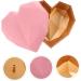 KOMBIUDA Heart Shaped Box Bridesmaid Wedding Favor Boxes Party Holder With Cover Miss 18X18X12CM Pink - Buy Online on GoSupps.com