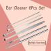 Cuticuter Spring Ear Wax Cleaner Tool Set - Portable Stainless Steel Ear Cleaning Kit for Adults - Pink - Buy Online on GoSupps.com