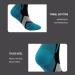 WSYKC Compression Socks - Opaque Knee High Support Stockings for Edema & Pregnancy | Closed Toes Black & Blue L/XL - Buy Online on GoSupps.com