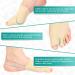 Hallux Valgus Toe Spreader Bandage | Bunion Sleeve Separator with Gel-Pad Protection for Pain Relief Day & Night Comfort - Buy Online on GoSupps.com