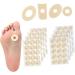 ULTECHNOVO 4sheets Latex Corn Stickers Toe Separator Cushions Bunion Pads Silicone Gel Toe Pad Gel Corn Toe Corn Remover Toe Corn Pad Foam Stickers Foot Pad Latex Sponge Feet Foot Patch - Buy Online on GoSupps.com