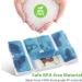 Opret Magnetic Foldable Pill Box Case - 2 Pack 7 Compartment Travel Organizer for Pills & Vitamins Dustproof & BPA Free (Blue - Buy Online on GoSupps.com