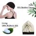 Satin Silk Lined Sleep Cap - 19MM Mulberry Silk & Bamboo Viscose - Black - Buy Online on GoSupps.com