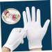 Beaupretty 20 Pair Jersey Gloves Inspection Gloves Cotton Gloves for Gloves for Ceremony Soft Cotton Gloves moisturizing Gloves Warm Work Gloves Women's White Film Dry Hands 23X13cm White - Buy Online on GoSupps.com
