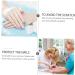 Housoutil 30pcs Nail Case Manicure Art Varnish Protector Manicure Nail Finger Nail Protector Nail Varnish Tip Nail Polish Varnish Tip Nail Protectors Skincare Tool Plastic Manicure Set White 4x2cm White - Buy Online on GoSupps.com