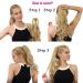 Fashion Ponytail Hair Extension Claw Curly Wavy Straight Clip in ponytail Hairpiece One Piece fake hair Ponytails for Women 18 Curly Dark Black Dark Black 18 inch - Buy Online on GoSupps.com